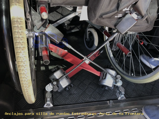 Sujección de silla de ruedas Estrasburgo Jerez de la Frontera